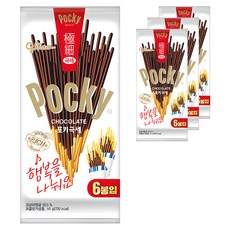 포키 극세 초코스틱, 141g, 4개