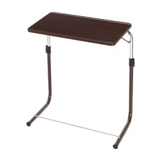 HomeMax可調式折疊筆電邊桌，MDF桌面，耐刮磨防水易清潔, W01-001BR