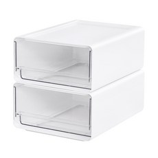 까사마루 다용도 펜트리 올림 서랍장 소형, 화이트, 2개