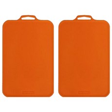 SCELLER Petit 韓國製造抗菌防刮砧板, 狂熱橘, 2個