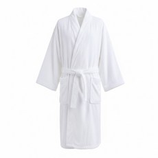 星紅織品 飯店專用剪絨純棉大浴袍 - 100%純棉 中國製 Free Size, 白色, 1件, 1件