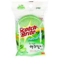 3M Scotch-Brite 百利 壓克力纖維海綿菜瓜布, 2個, 1包