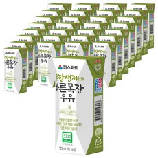 파스퇴르 무항생제 인증 바른목장 우유, 125ml, 96개