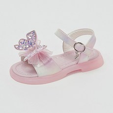 CHAAKAN 女童極光魔鬼氈蝴蝶涼鞋 SDEMR2h506