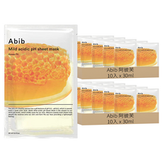 Abib 阿彼芙 pH弱酸性面膜 蜂蜜 潤澤煥采, 10入, 2組