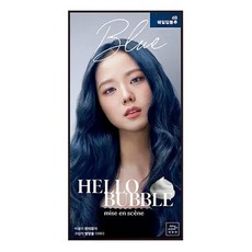 mise en scene 魅尚萱 HELLO BUBBLE 泡沫染髮劑, 4B 經典藍, 1組