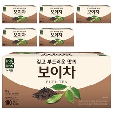 녹차원 보이차, 900mg, 100개입, 6개