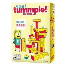 Komarc Games 桌遊 1盒 建築遊戲 8歲以上 2-6人, 不倒翁! Tummple Original