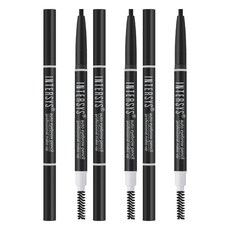 INTERSYS 雙頭旋轉眉筆 10g, 01黑色, 3支