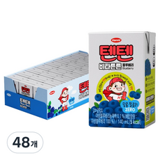 텐텐 비타튼튼 음료 블루베리, 48개, 140ml
