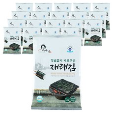 안옥남 양념없이 바로구운 재래김 6p, 20개, 18g