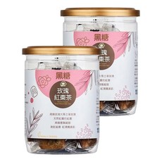 Medolly 蜜思朵 黑糖玫瑰紅棗茶, 嬌嫩欲滴大馬士革玫瑰 自然紅寶石紅棗 典雅香氣綻放 清甜滋潤 紅潤養美肌, 17g, 12顆, 2罐