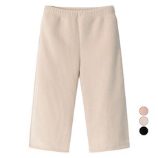 unifriend 絲絨直筒寬版九分褲