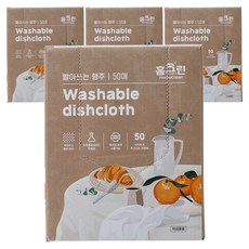 Home Clean 多用途拋棄式可水洗廚房抹布, 50入, 4個