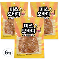 해맑은푸드 미쓰오바디 오징어, 6개, 80g