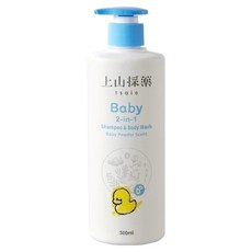 tsaio 上山採藥 寶貝洗髮沐浴二合一泡泡露, 嬰兒粉香, 弱酸性配方，溫和不刺激, 500ml, 1瓶