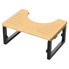 小麥購物 可折疊馬桶凳 L112, 原木色