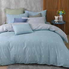 鴻宇 雙人薄被套 100%棉, 180 x 210cm, 星月夏