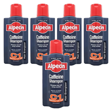 Alpecin C1 咖啡因洗髮露, 375ml, 5瓶