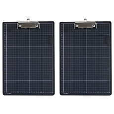 珠友文化 多功能事務板夾A4 特 含筆插, 2個, 黑色