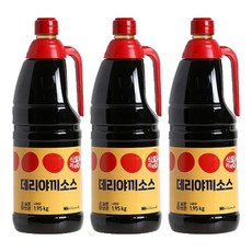 식자재왕 데리야끼소스, 1.95kg, 3개