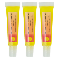 Ann Chen 陳怡安手工皂 指緣油 玫瑰 10ml 指緣滋潤保濕、玫瑰精油護理, 3瓶