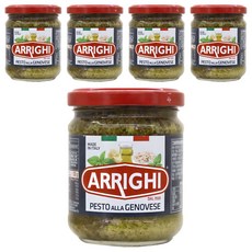 ARRIGHI 羅勒香蒜青醬, 190g, 5個