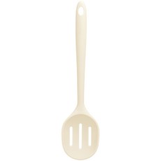 sillymann Harmony鉑金矽膠長柄漏勺 WSK3802, 1個, 奶油米色