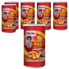 Koh-Kae 大哥 花生豆 燒烤味, 口感酥脆, 泰國熱銷零嘴, 180g, 6罐