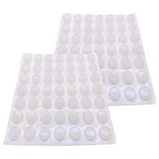 3M Bumpon 防滑貼紙 半透明 A0017 49入, 2個, 透明