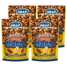 바프 추억의 땅콩믹스, 120g, 4개