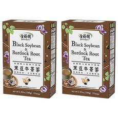 薌園 黑豆牛蒡茶, 10g, 10包, 2盒