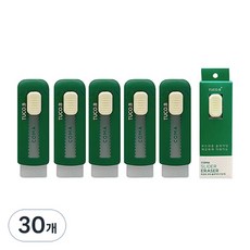 TUCO.B 彗形滑塊橡皮擦 TC-E02, 深綠色, 30個