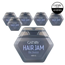 GATSBy HAIR JAM 隨性霧感髮醬, 110ml, 6個