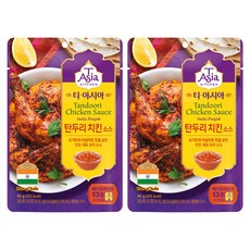 티아시아 탄두리 치킨 소스, 90g, 2개