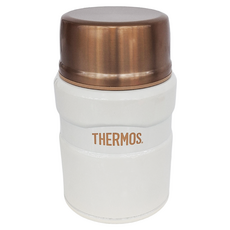 THERMOS 膳魔師 316不銹鋼悶燒罐, 520ML, 珍珠白, 1個