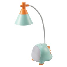 KINYO 充電式LED檯燈 4W PLED-4175 120 x 105 x 375mm, 小恐龍 橘色 + 綠色 + 白色