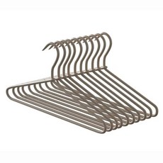 皮質衣架, 奶咖色, 10個