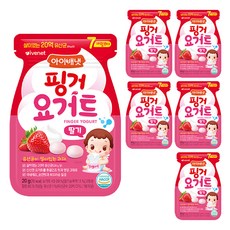 아이배냇 핑거 요거트 에스, 딸기, 20g, 6개