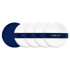 MACQUEEN Rubycell 氣墊粉撲 5入 Set, 白色+藍色, 1盒