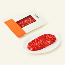 우미학 한우 1++등급 채끝 구이용 200g (냉장), 1세트