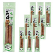 참좋은간식 길개먹개 강아지 간식 2p, 닭고기맛, 64g, 10개