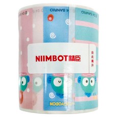 NIIMBOT B21S 防水貼紙 人魚漢頓圖案 適用於B1/B3S型號, 320張, 1捲
