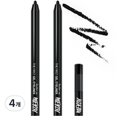 머지 더 퍼스트 무펄 젤 아이라이너 0.5g, G1 블랙문, 4개