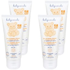 babycoccole 寶貝可可麗 夏日加強防護霜 75ml SPF50+ 含維他命E 適用於1歲以上兒童與成人, 4條