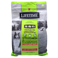 LIFETIME 萊馥特 全齡犬飼料 羊肉燕麥, 亮毛護膚, 2.27kg, 1袋