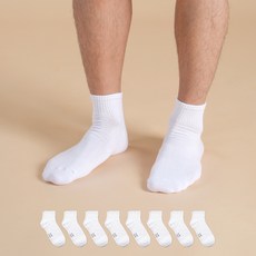 Sockpiens 男士高級短筒運動束帶襪8雙組