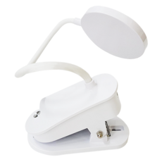 e-kit 逸奇 軟管夾立式LED夾燈UL-T13, 無段式亮度調整, LED三種顏色模式, 白色