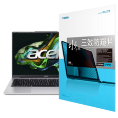 YADI 亞第 獨特磁吸 16 : 10 水之鏡防窺片 Acer Aspire Lite AL14 31P C0ZF專用 PF4PPC-W140 14吋, 透明色, 1個