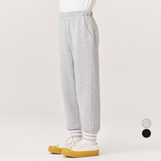 LollyTree 兒童刷毛條紋束口褲